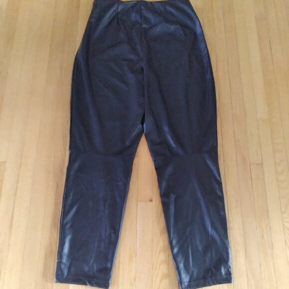 Elegant Vegan Leather Pants, Fabletics, Size - XL - Picture 3 of 6